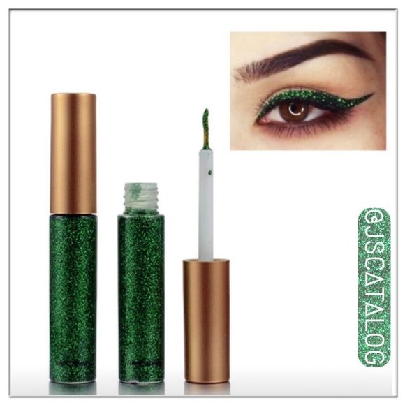 Green Glitter Liquid Eyeliner 5ml - Picture 1 of 1